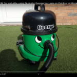 Is Numatic George good for cleaning artificial lawn fake grass